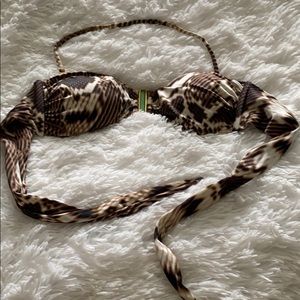 Vix Snakeskin Bando top